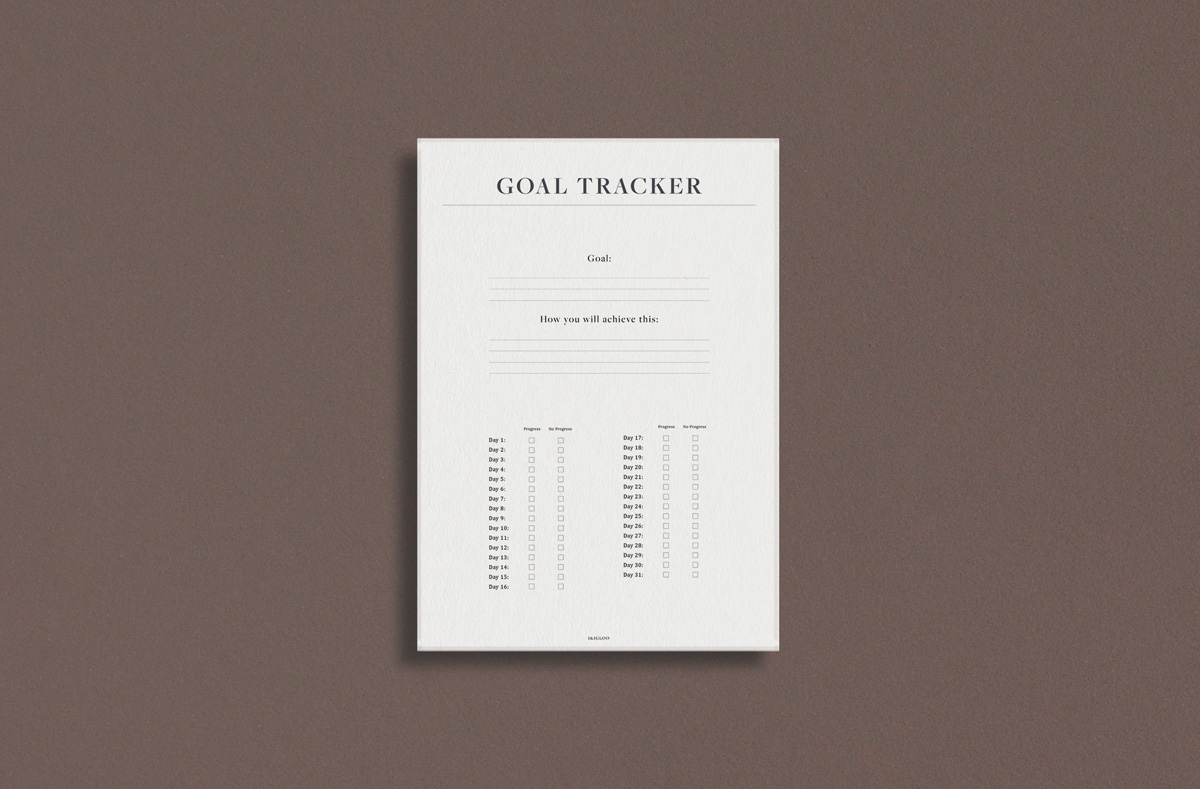 Goal Tracker // No. 1