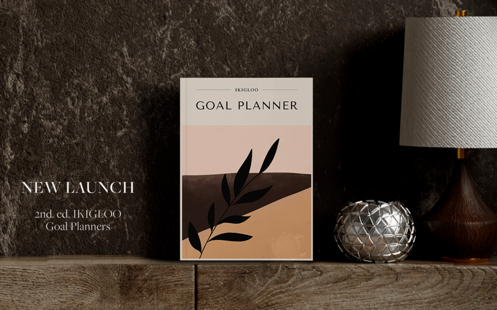 Goal Planner on a tv stand